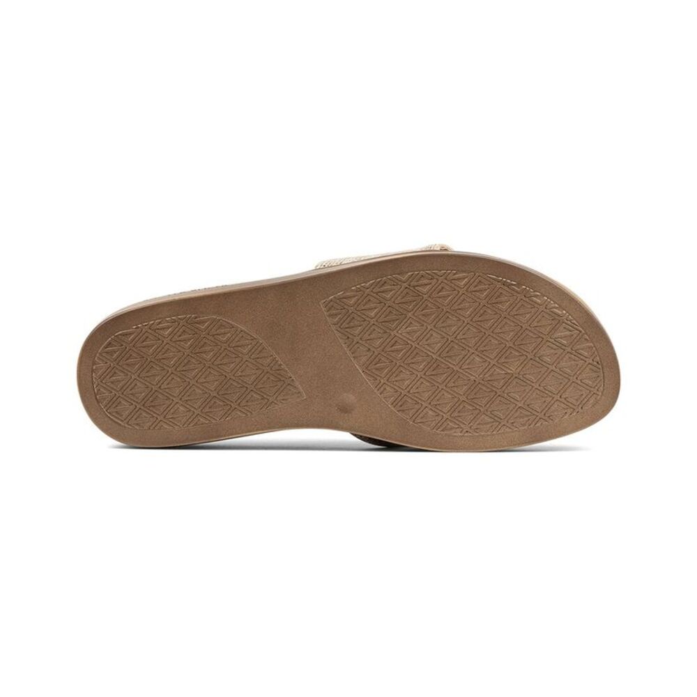 Donald Pliner Fifi Leather Footbed Sandal, Brown - Picture 4 of 5